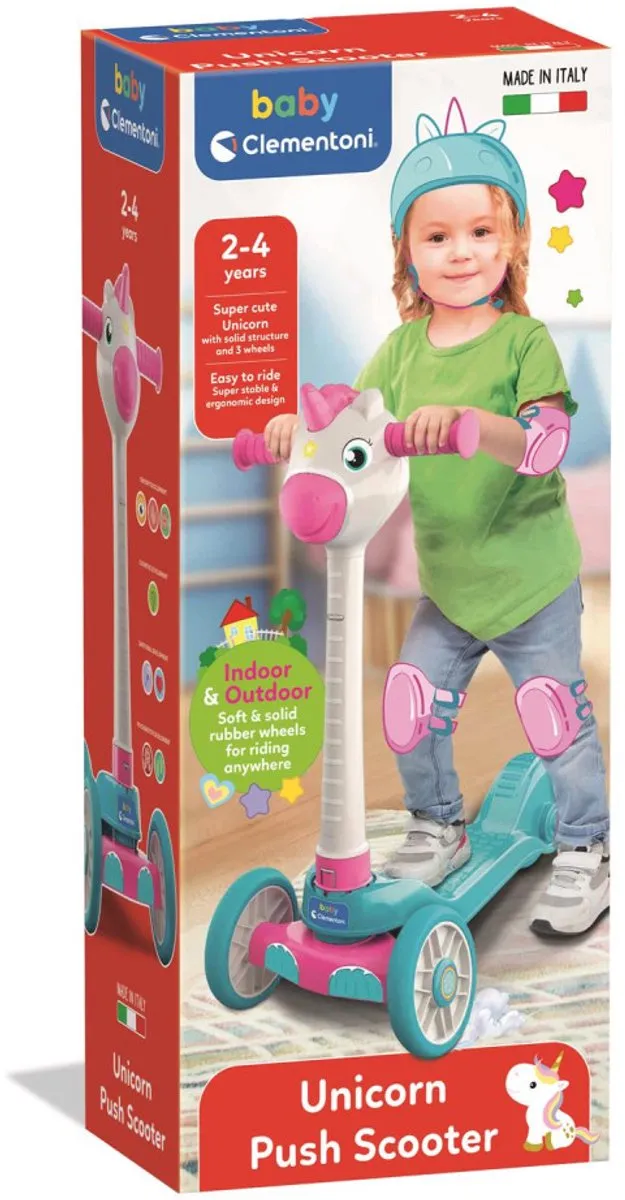 Clementoni Unicorn Step Scooter - 3 Wielen - afbeelding 6 van 6