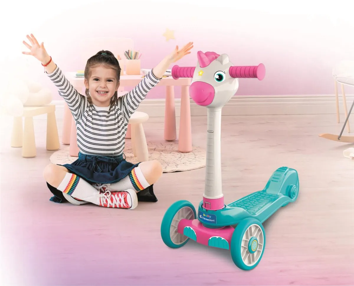Clementoni Unicorn Step Scooter - 3 Wielen