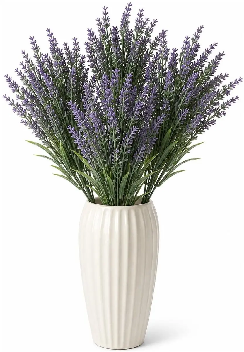 Bellatio Design Kunstbloem bos Lavendel / lavendula