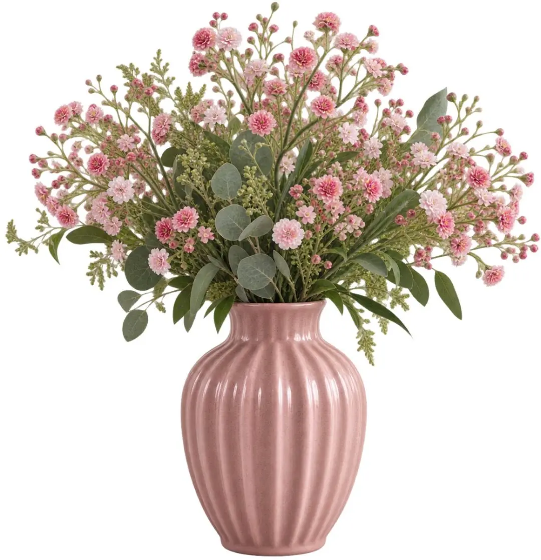 Bellatio Design Kunstbloemen Gipskruid Viette