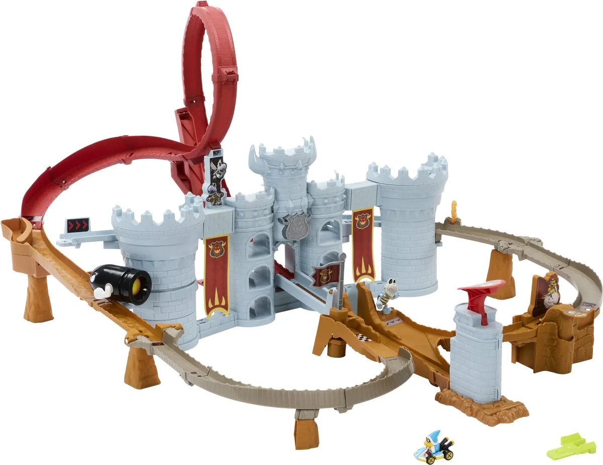 Hot Wheels Mario Kart Bowsers Kasteel Baanset JHD24