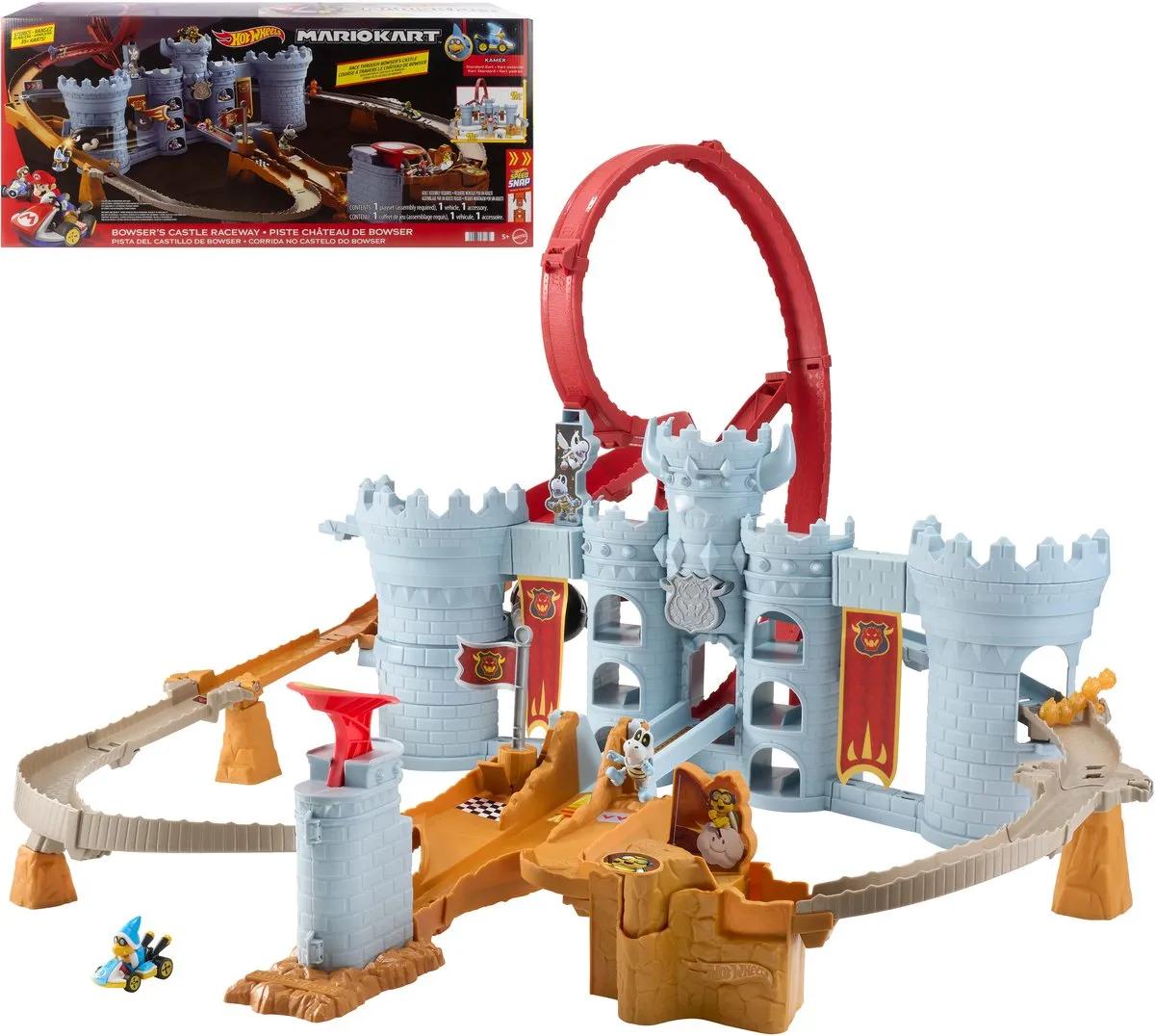 Hot Wheels Mario Kart Bowsers Kasteel Baanset JHD24