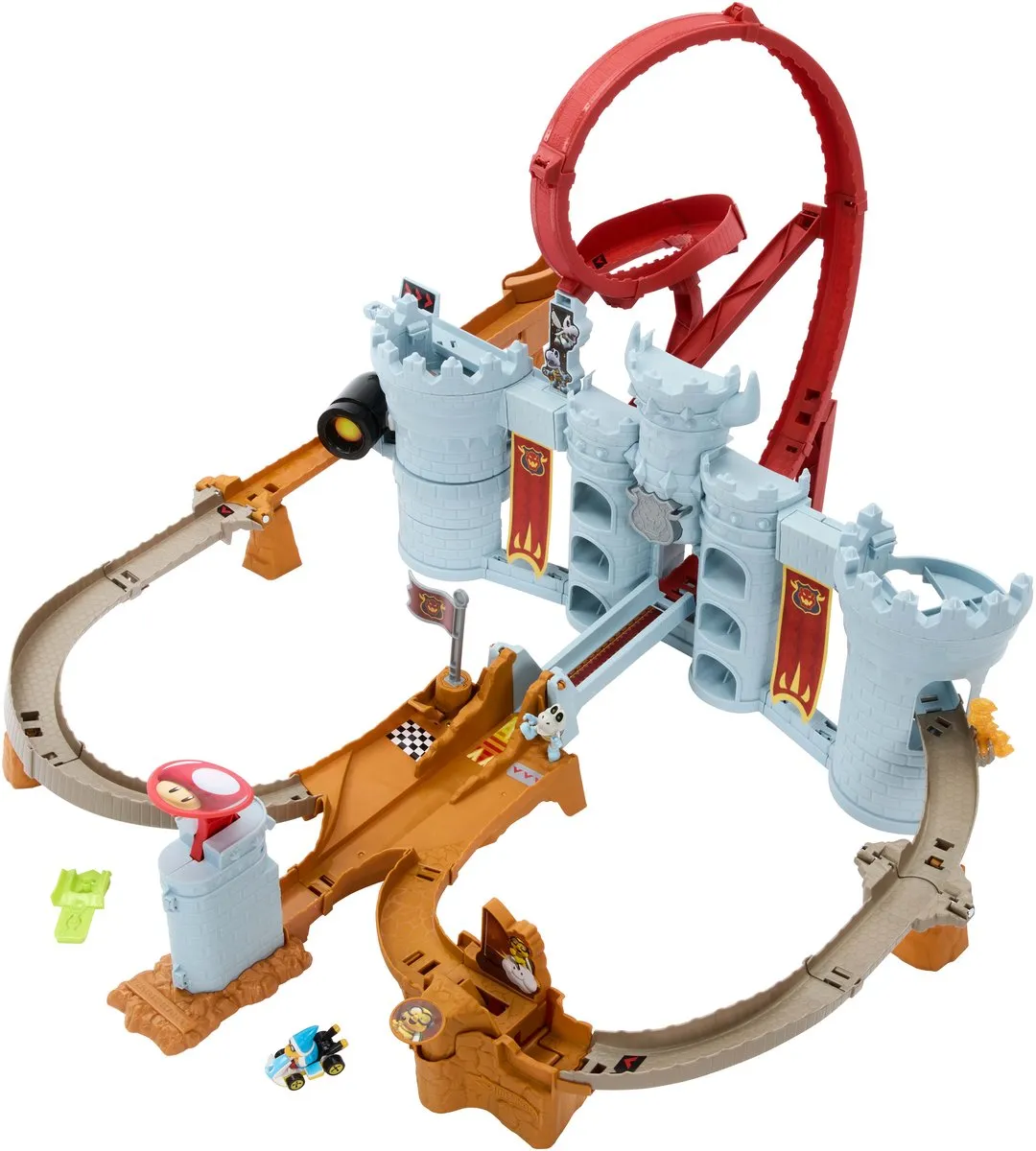 Hot Wheels Mario Kart Bowsers Kasteel Baanset JHD24