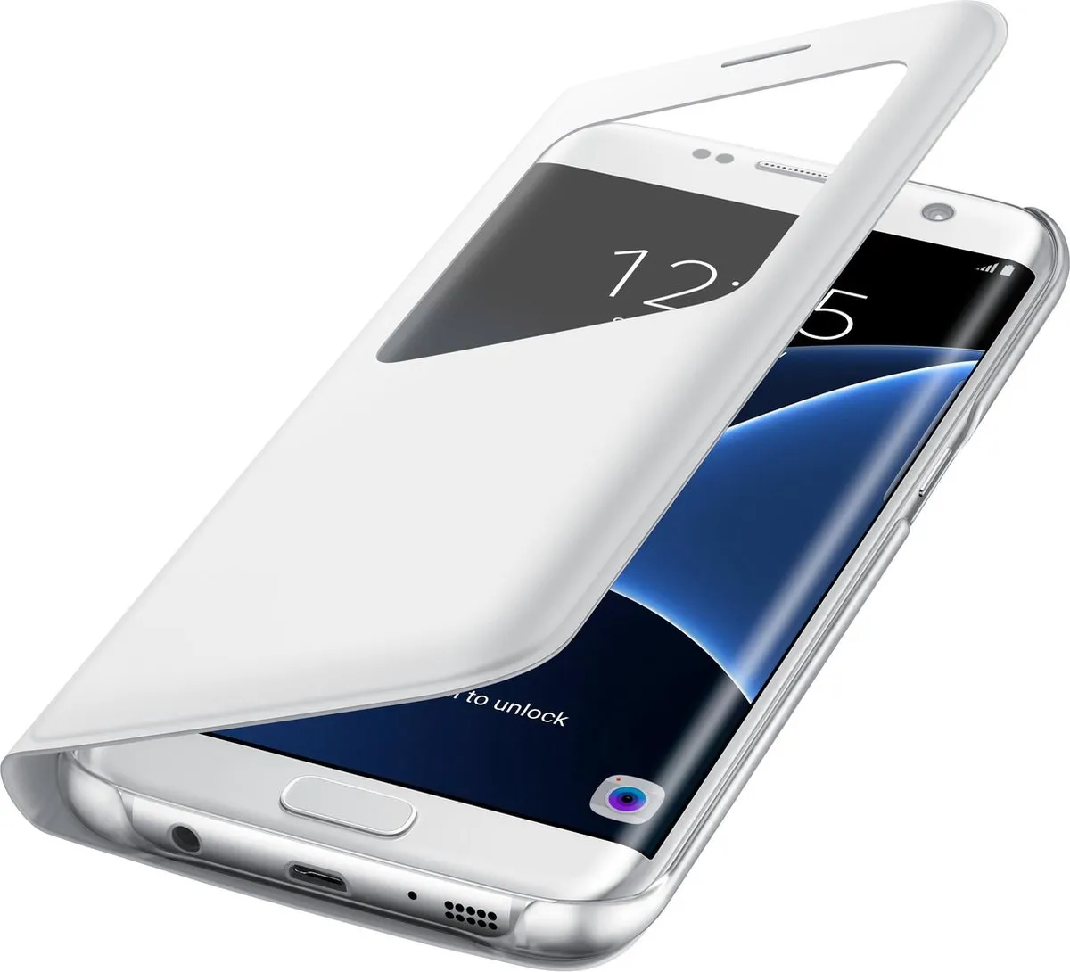 Samsung S View Cover EF-CG935PWEGWW - Wit