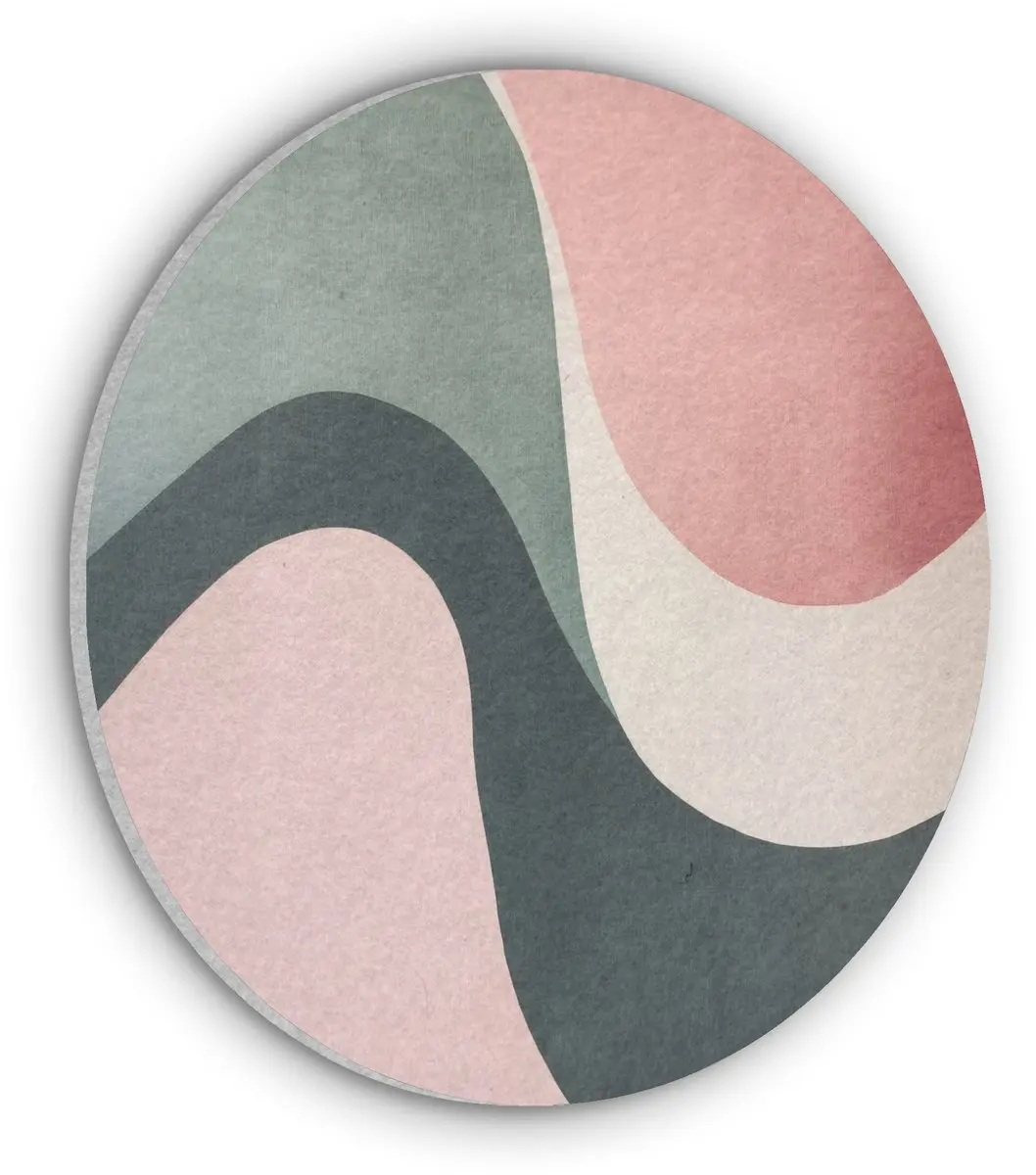 Akoestisch wandpaneel rond 70x70 cm