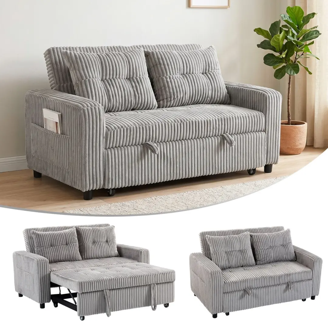 ECTEATOY® Slaapbank met ribstof