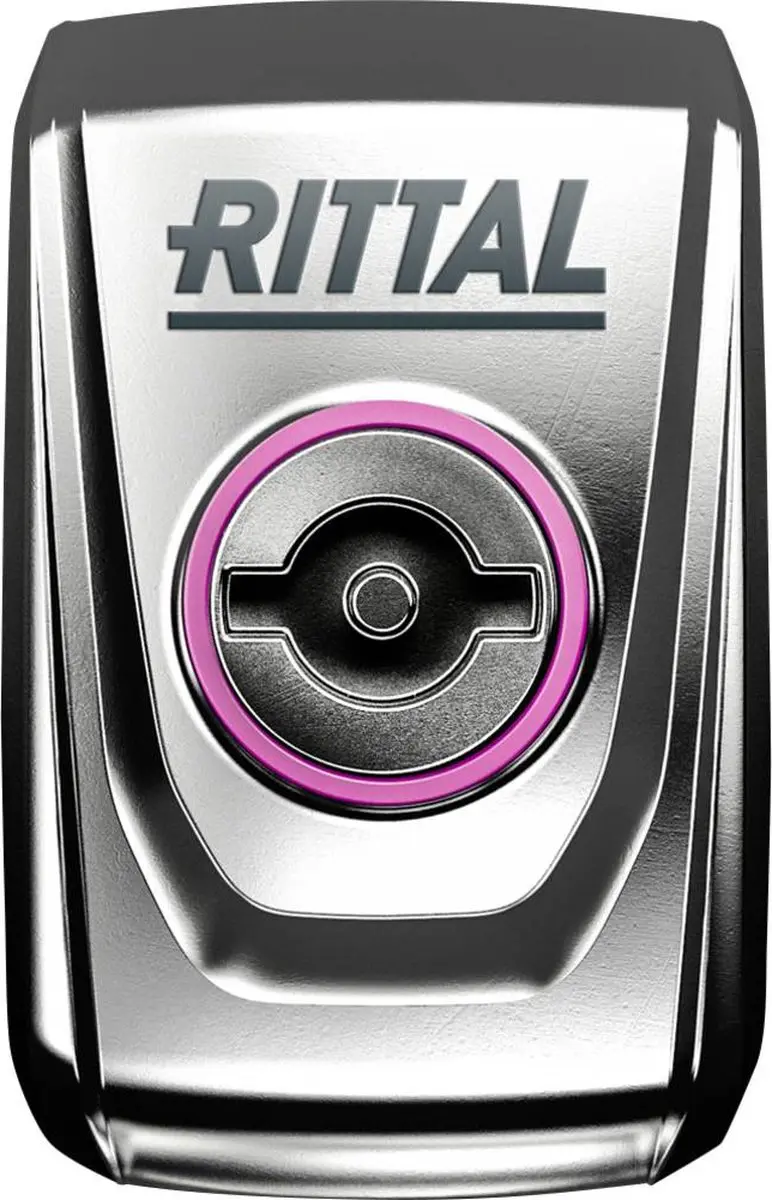 Rittal SZ 2304.100 Vleugelsluiting Dubbele baard - Grijs - afbeelding 2 van 2