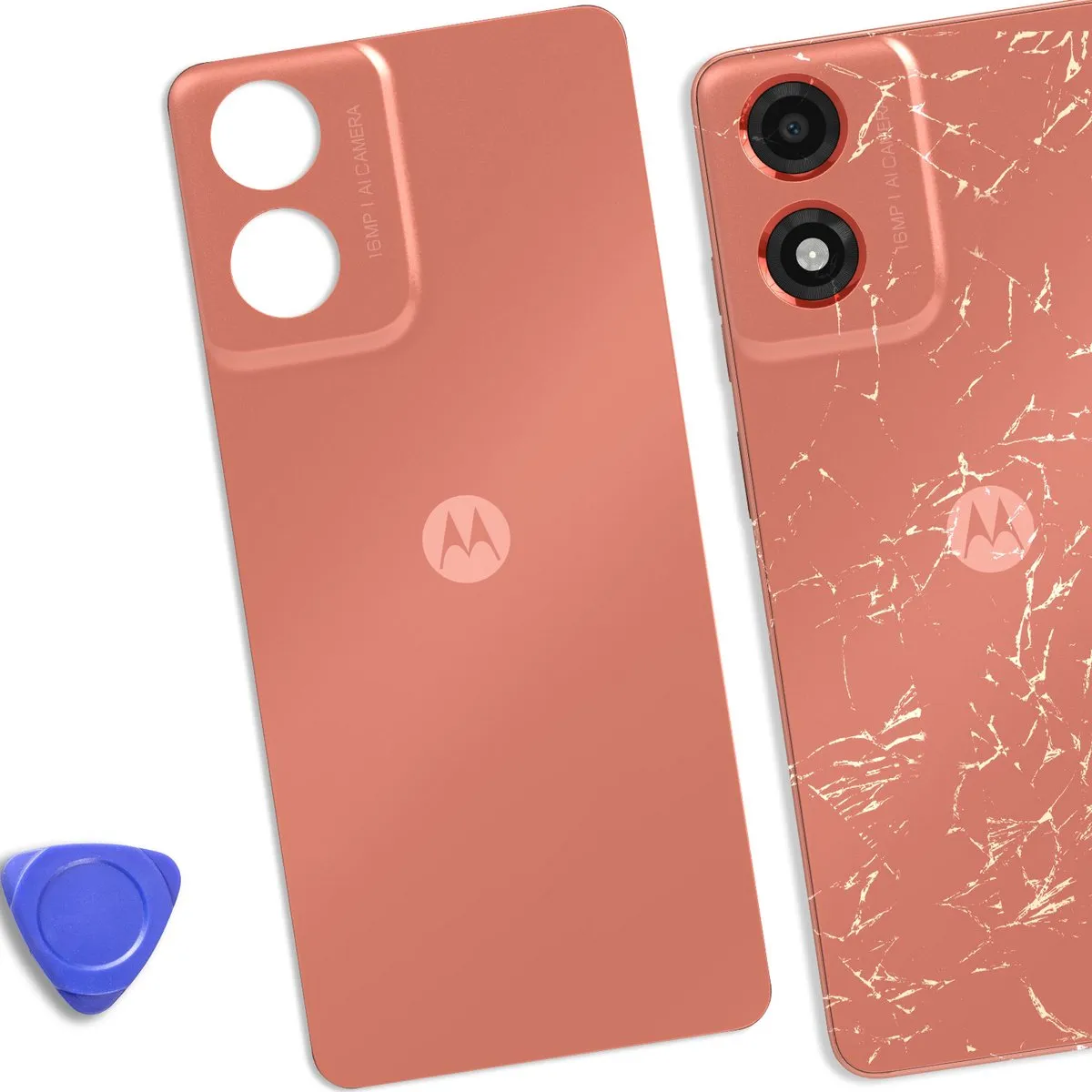 Motorola Moto G04 Origineel Batterijdekking - Oranje