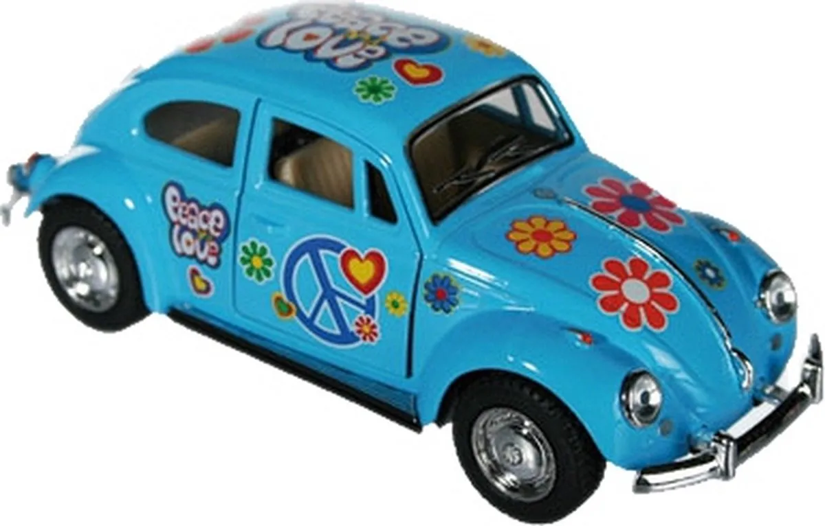 Volkswagen Kever Modelauto Flower Power Edition