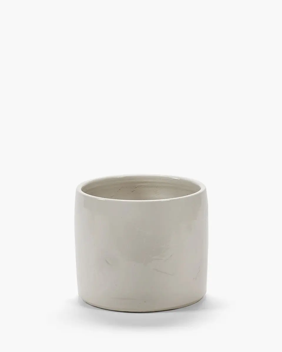 Serax Vincent Van Duysen Vaso 02 bloempot D22cm H19cm wit