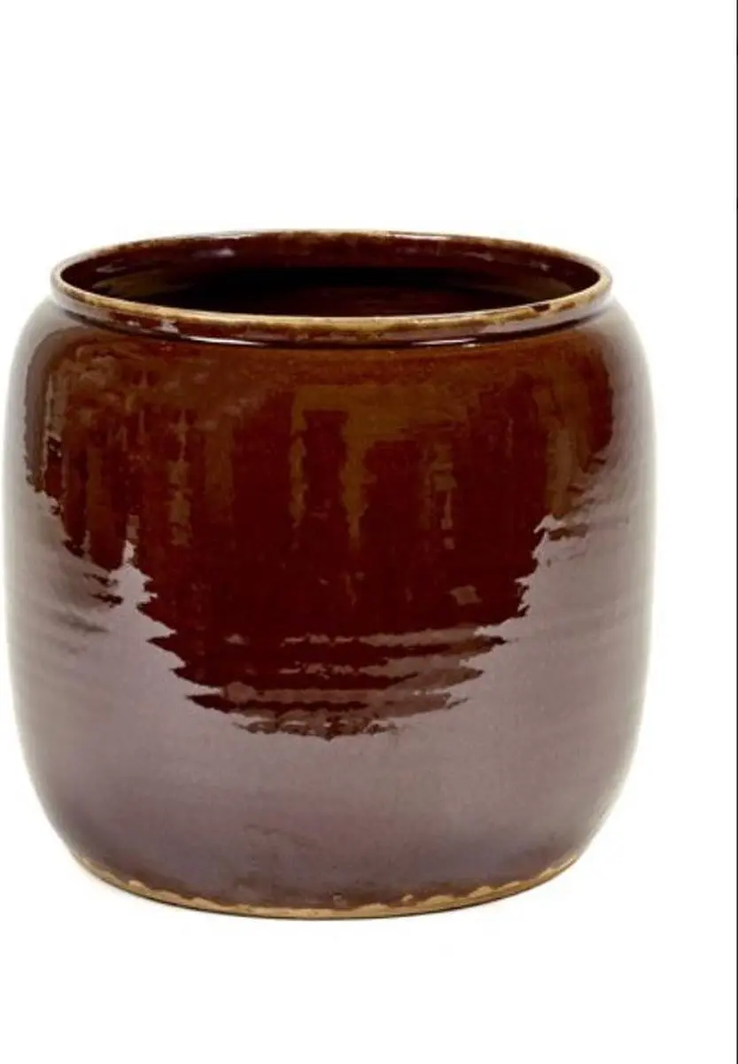 Serax Bloempot Costa L Bruin D 25 cm x H 26 cm