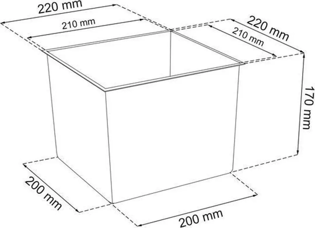 Prosperplast Urbi Square Bloempot 22x42cm - Wit - afbeelding 5 van 6