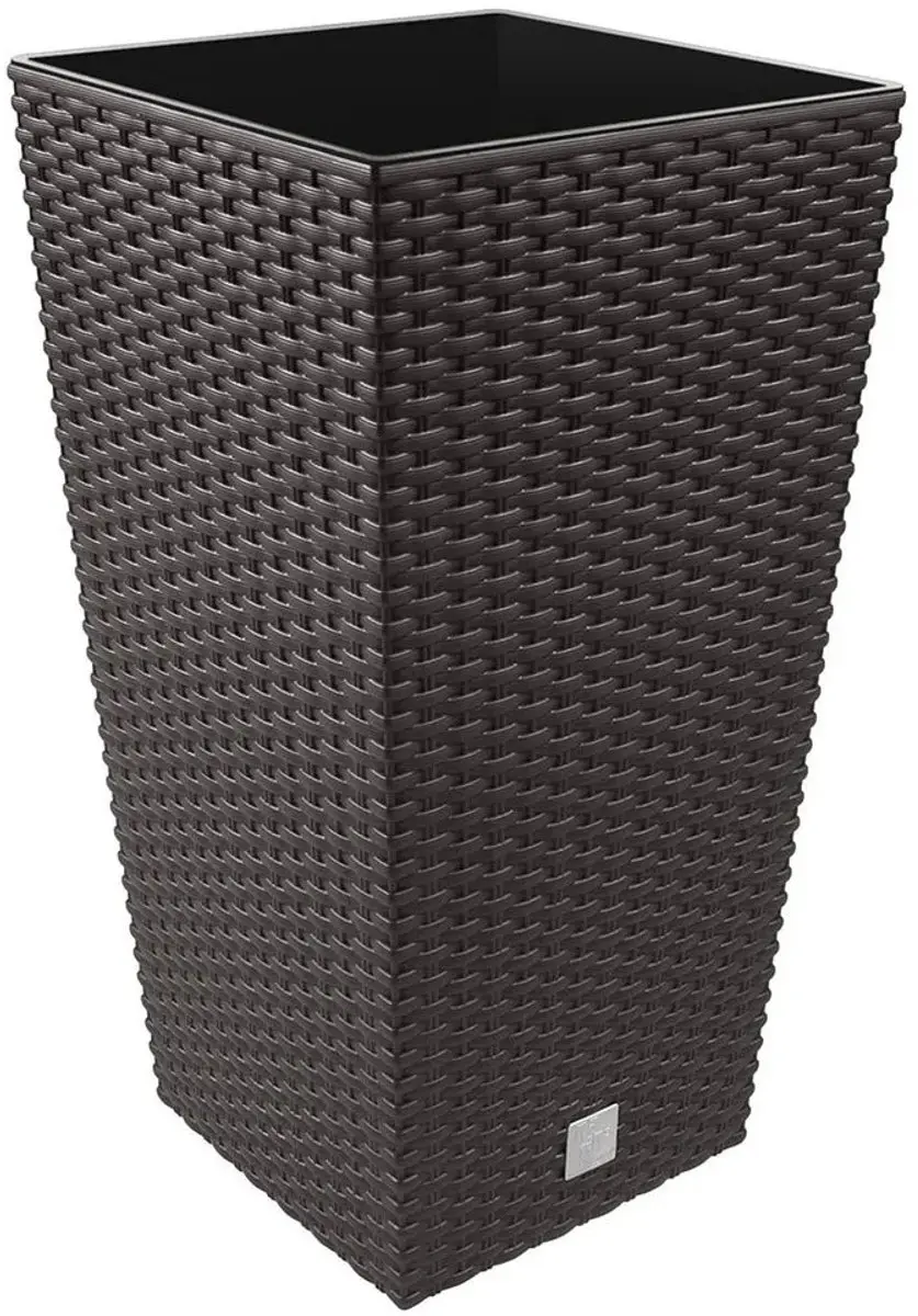 Prosperplast 8.7l Rato 25x25x22.4 Cm Bloempot Zilver