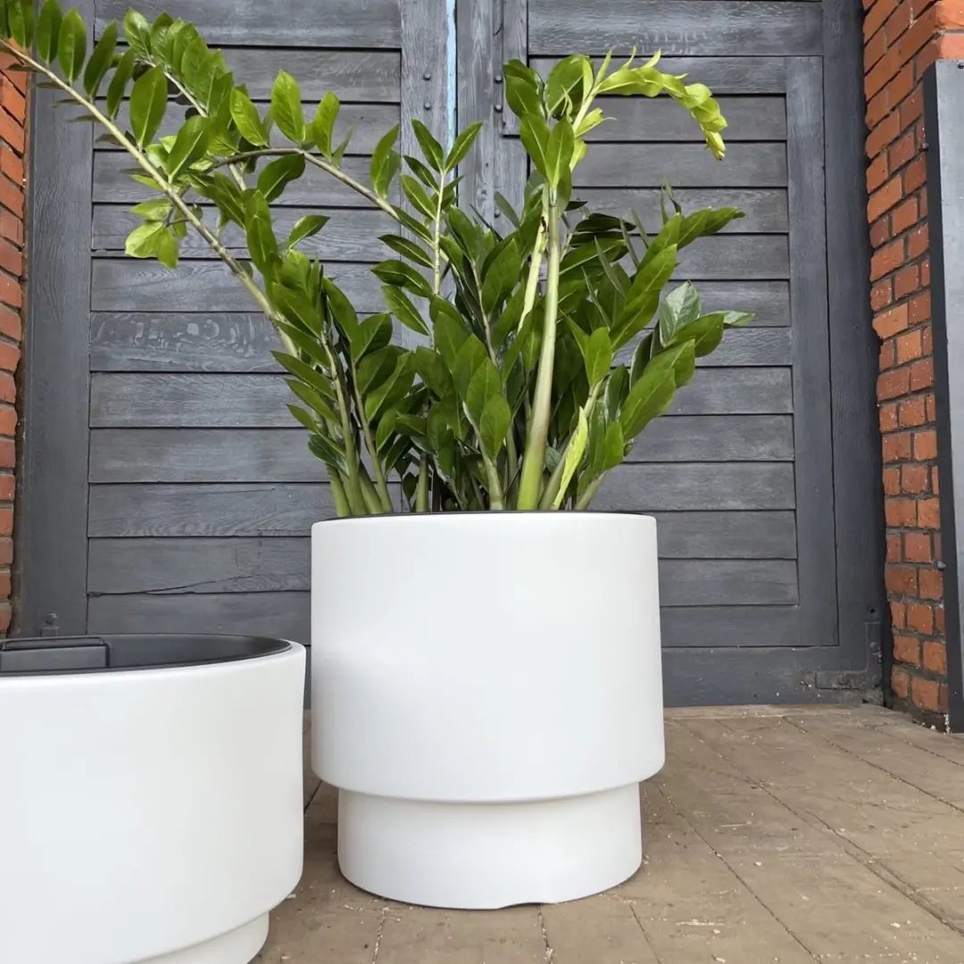 Prosperplast Heos N Slim Bloempot 40cm Wit - afbeelding 2 van 5
