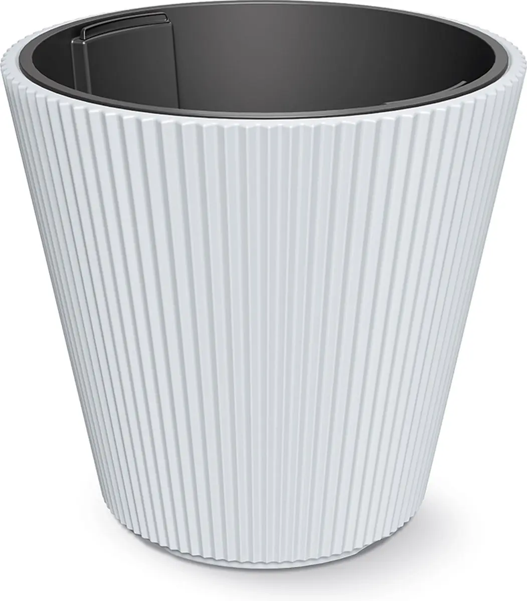 Bloempot Rond Milly 47cm WIT Prosperplast