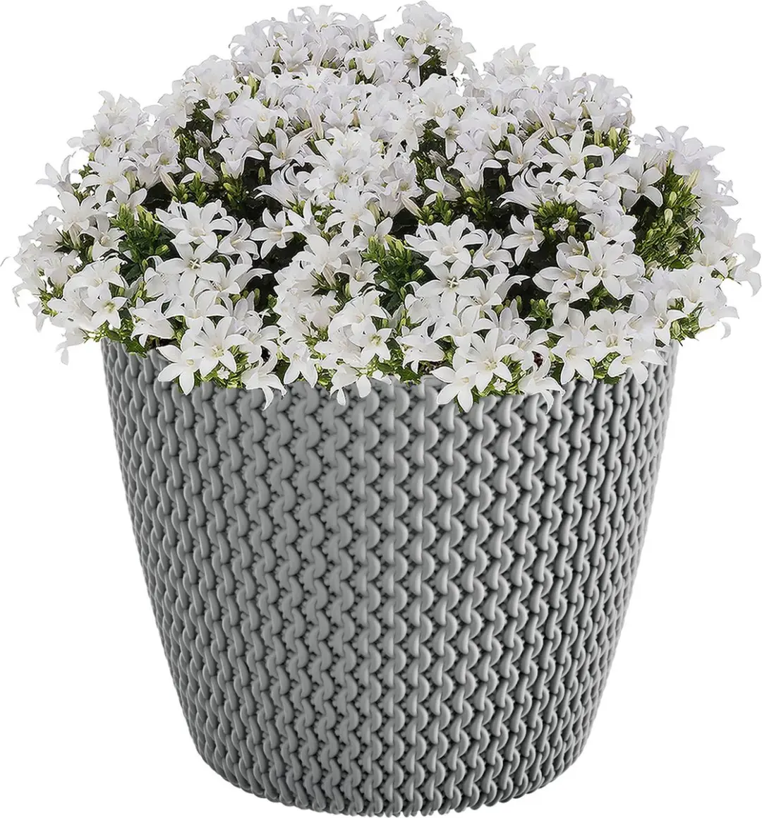 Prosperplast Splofy Bloempot 16cm - Betongrijs - afbeelding 2 van 3