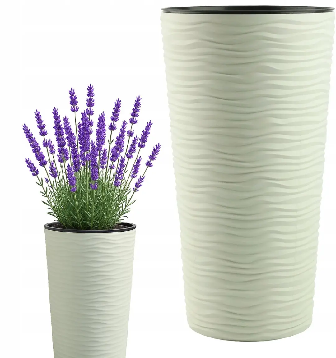 Hoge Terras Pot met Uitneembare Inzet