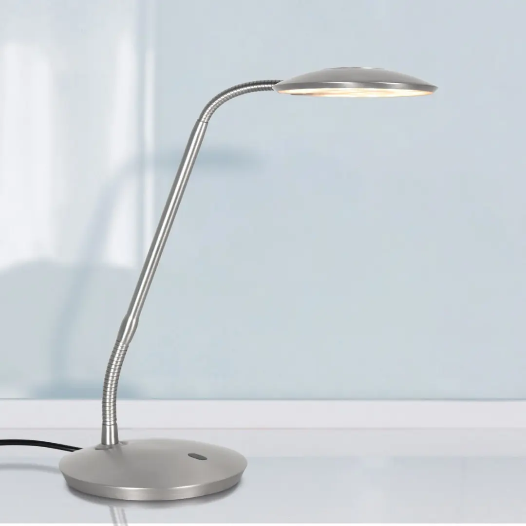 Steinhauer Exclusive Zenith2 LED Tafellamp 8W - Zilver - afbeelding 5 van 6