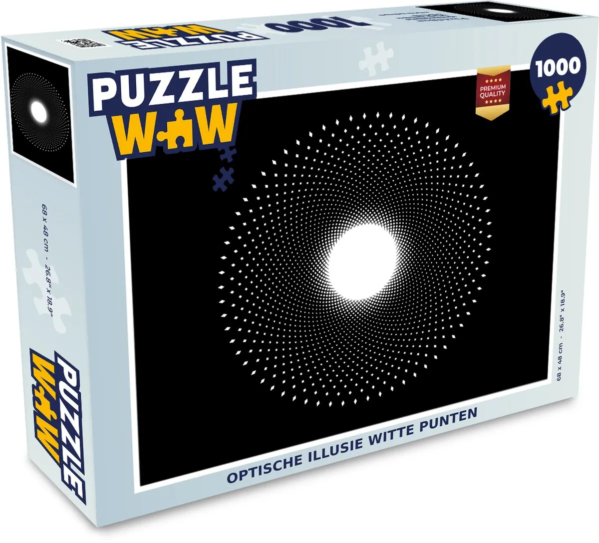 PuzzleWow Optische Illusie Legpuzzel 1000 Stuks