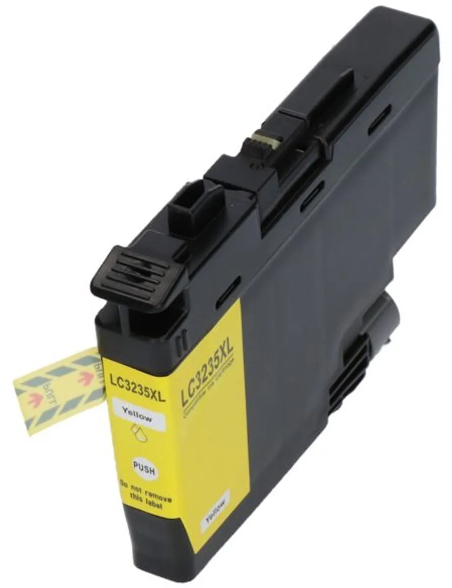 PrintAbout Brother LC-3235XLYP Inktcartridge Geel - 5500 Pagina's