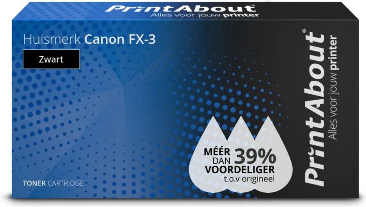 PrintAbout FX-3-PA Toner - Zwart