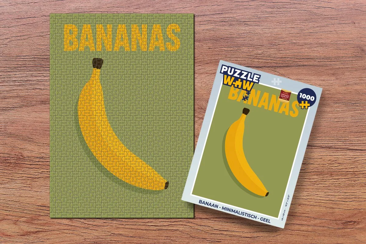 PuzzleWow Banaan Legpuzzel 1000 Stuks