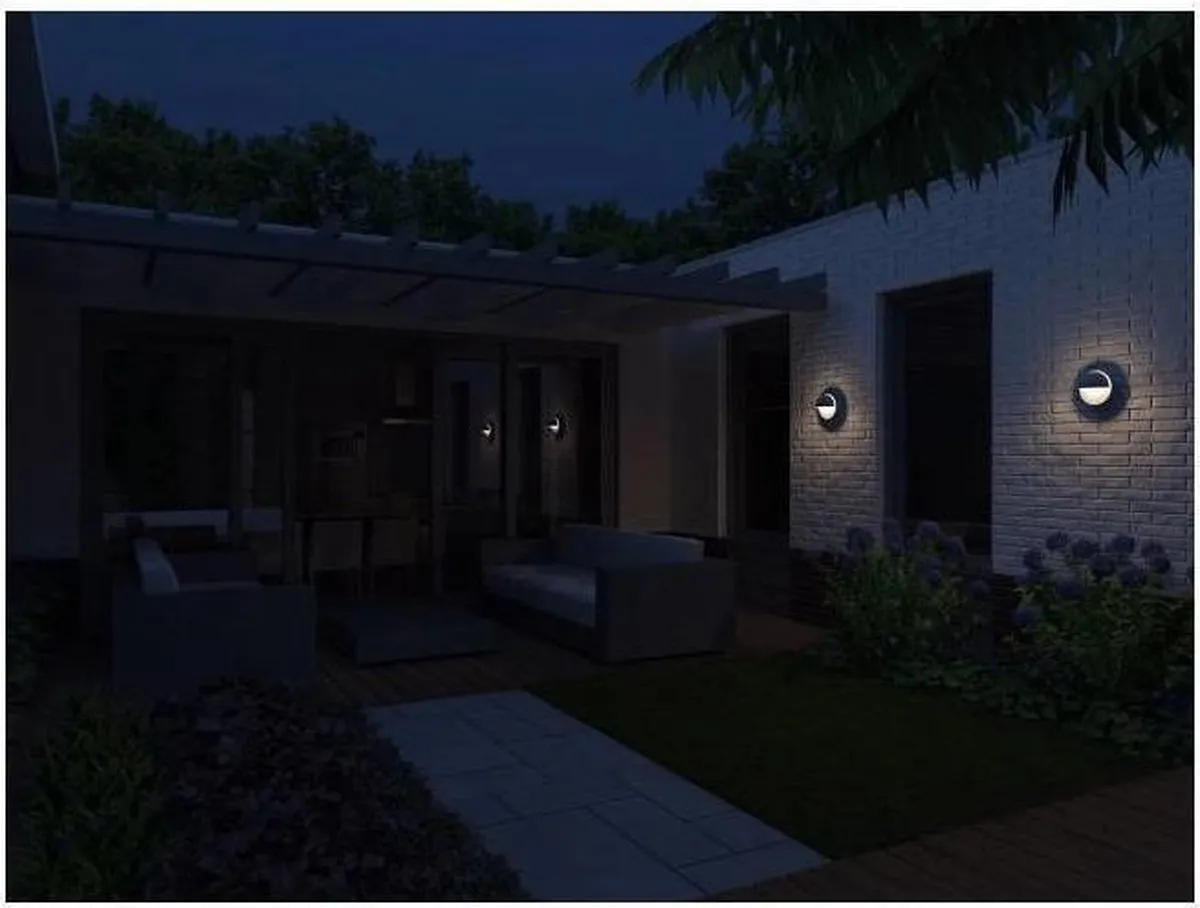 Philips myGarden June Wandlamp - Grijs