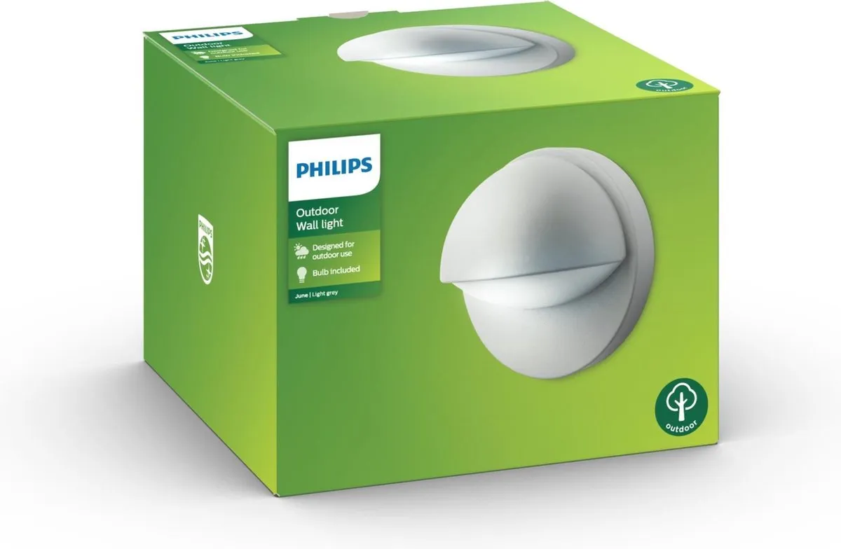 Philips myGarden June Wandlamp - Grijs