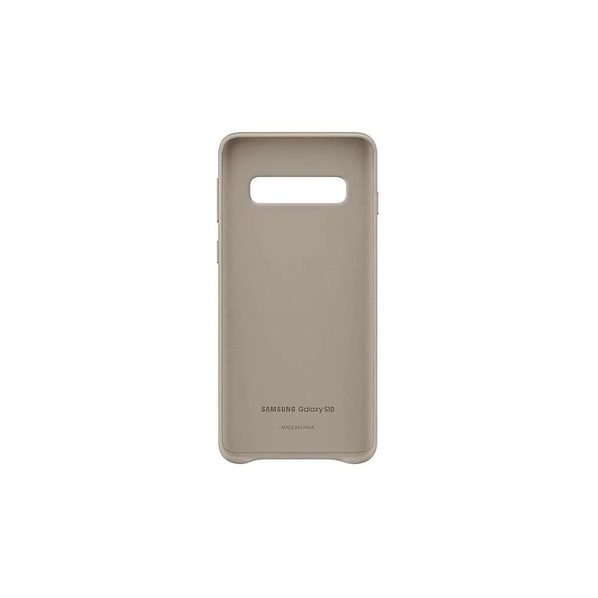 Samsung Galaxy S10 Leren Backcover - Grijs EF-VG973LJEGWW