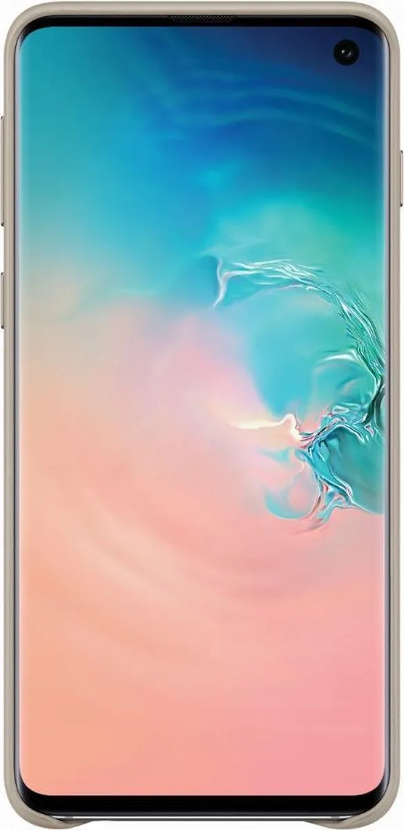 Samsung Galaxy S10 Leren Backcover - Grijs EF-VG973LJEGWW