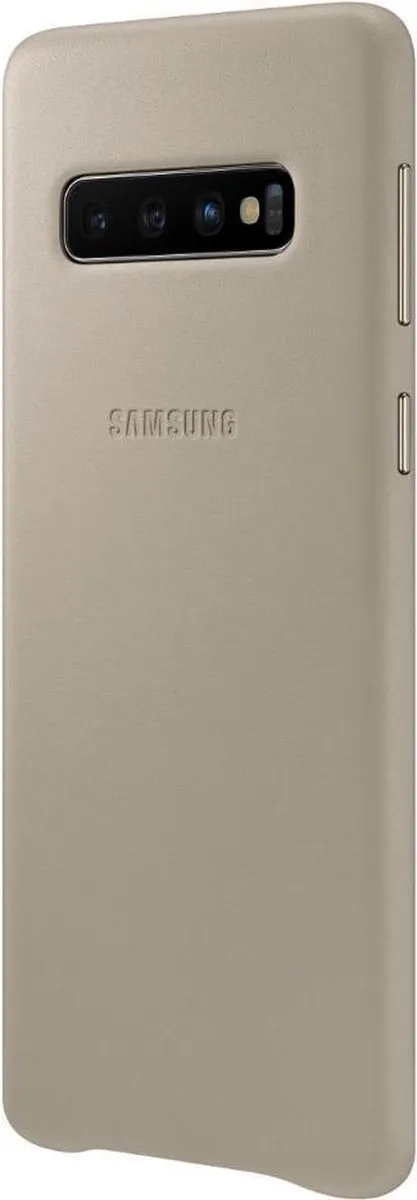 Samsung Galaxy S10 Leren Backcover - Grijs EF-VG973LJEGWW