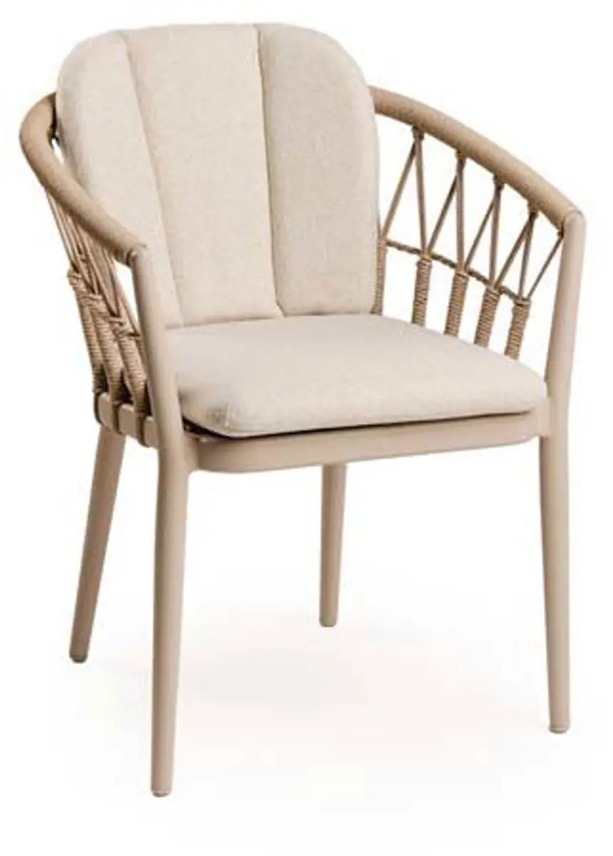 Tierra Outdoor SantaFe Diningstoel - Champagne - afbeelding 2 van 2