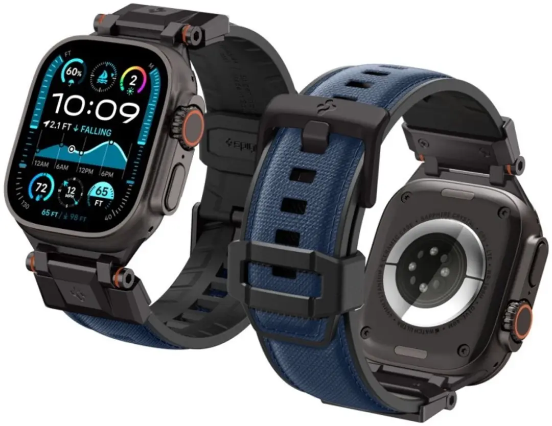 Spigen DuraPro Armor Apple Watch Hoes - Navy - afbeelding 2 van 6