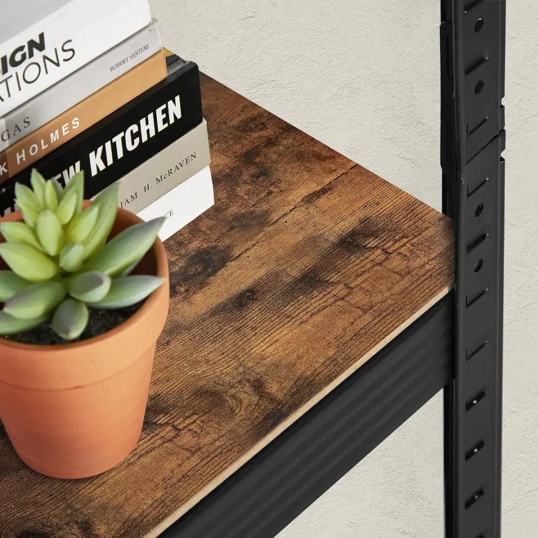 Songmics GLR037B01 Keukenplank 5 Verstelbare Planken - 150x37x37cm - afbeelding 3 van 6