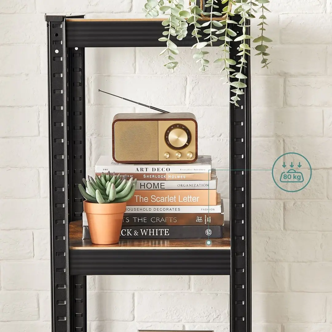 Songmics GLR037B01 Keukenplank 5 Verstelbare Planken - 150x37x37cm - afbeelding 5 van 6