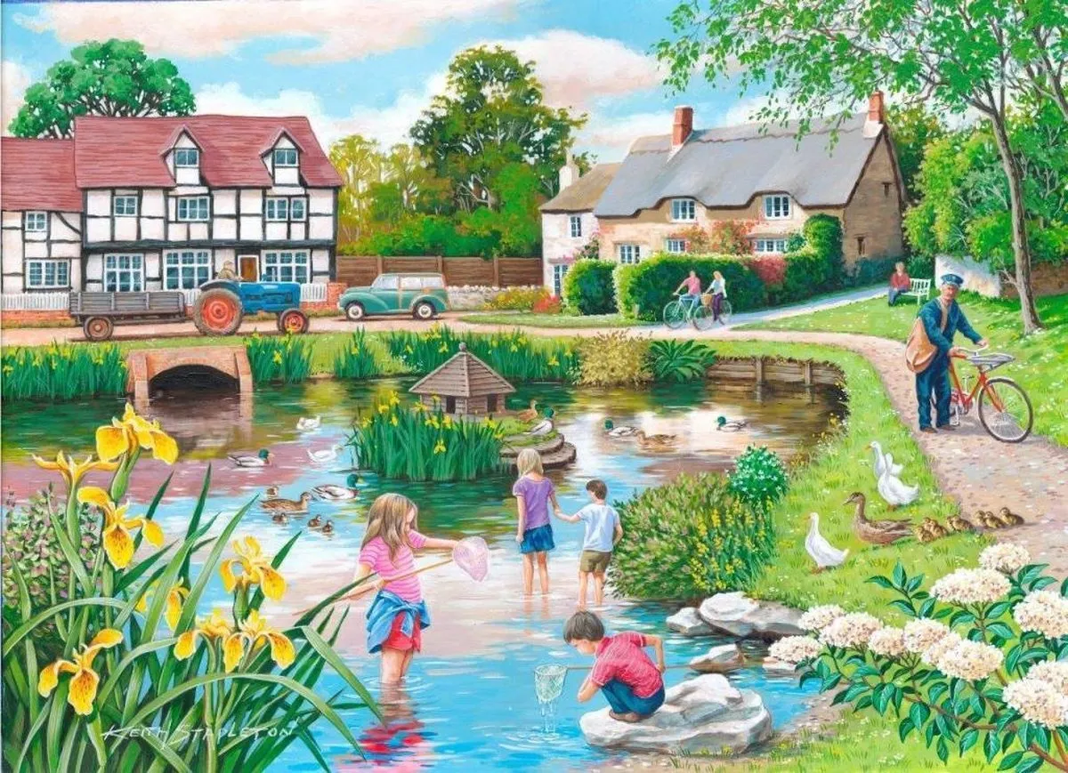 House Of Puzzles Duck Pond Puzzel 250 XL Stukjes