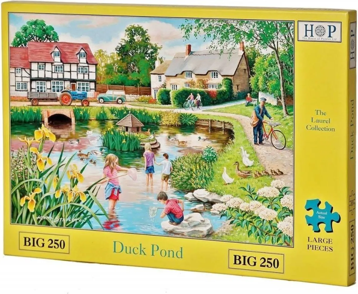 House Of Puzzles Duck Pond Puzzel 250 XL Stukjes - Multicolor