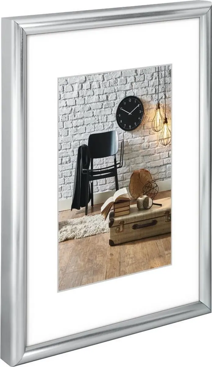 Hama Sevilla Fotolijst 70x100cm - Mat zilver - afbeelding 6 van 6