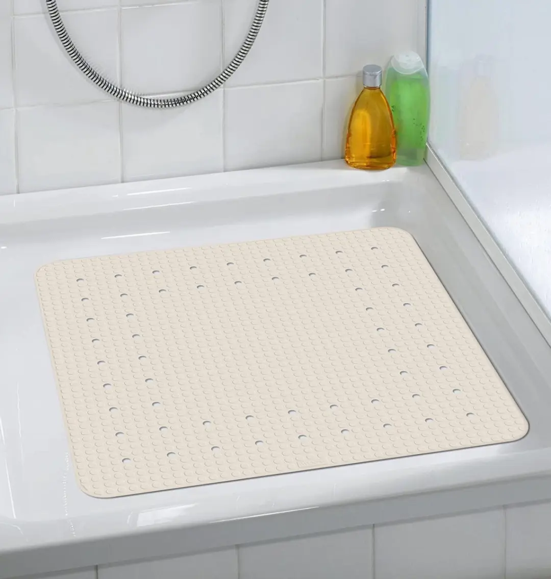 Wenko Mirasol Badmat 54x54cm Beige - afbeelding 3 van 5