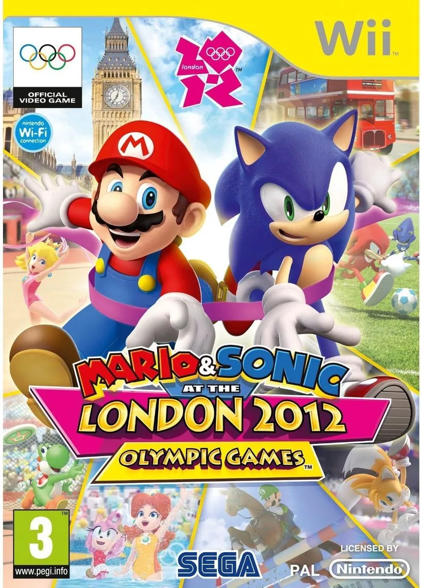 Sega Mario & Sonic Olympische Spelen Londen 2012 - 4 Spelers Offline