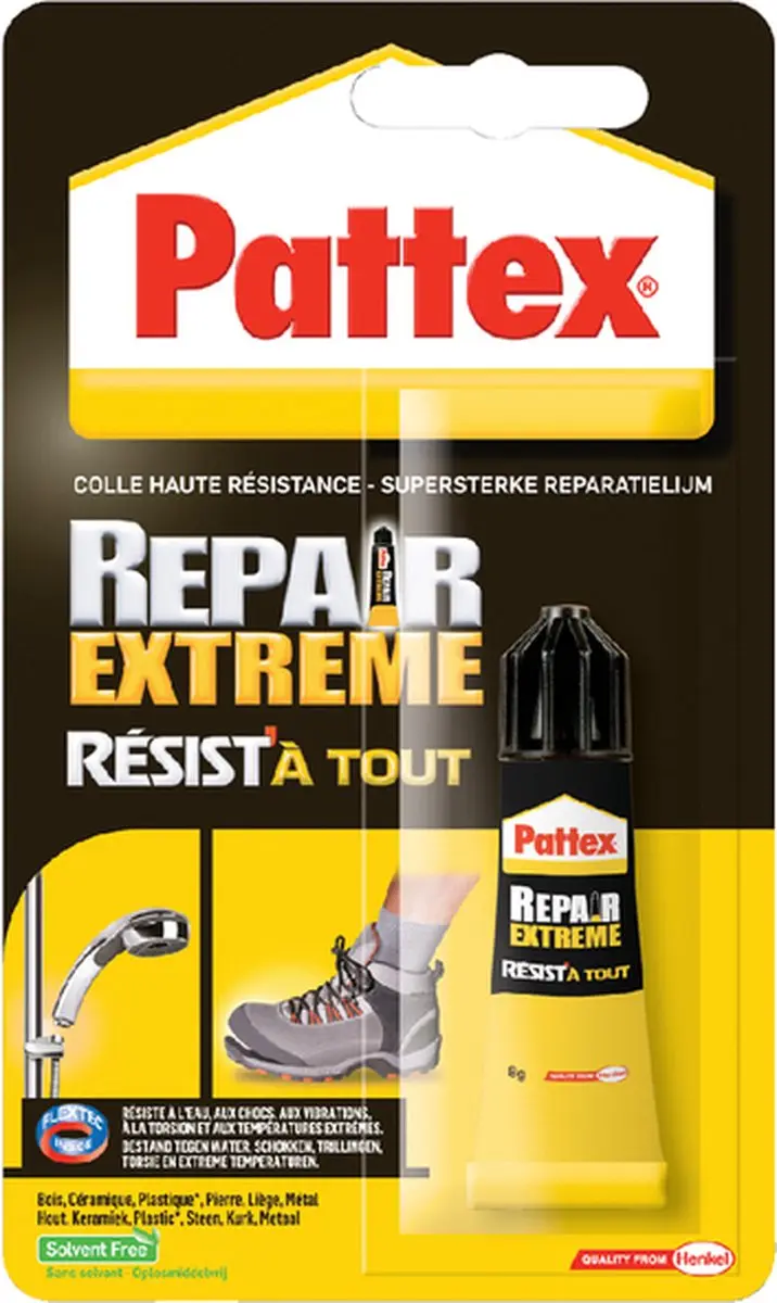 Alleslijm pattex repair extreme tube 8gr blister