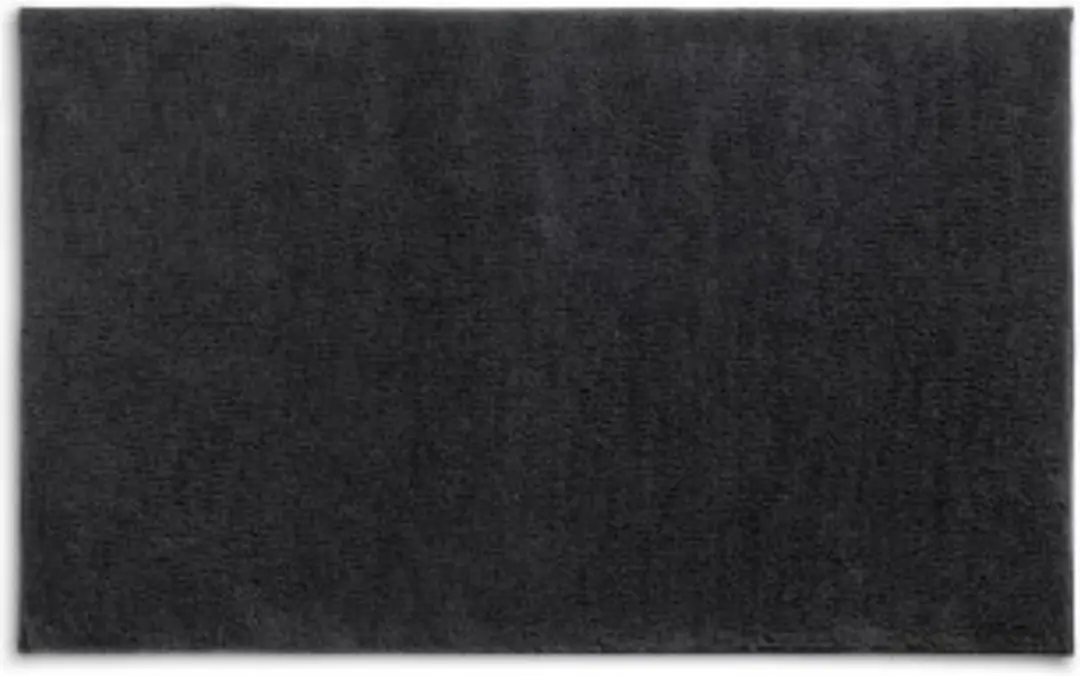 Badmat, 65 x 55 cm, Polyester, Granietgrijs