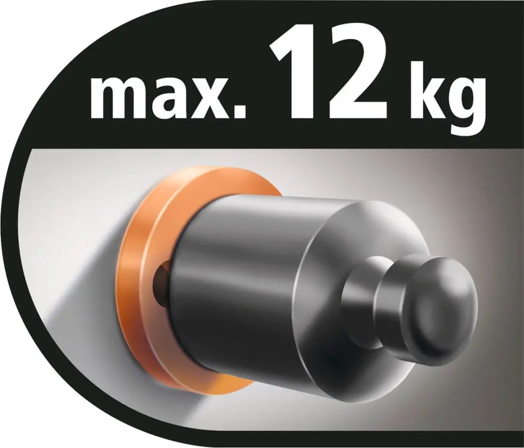 Tesa Powerbutton Classic Hakenrek Duo RVS - afbeelding 2 van 6
