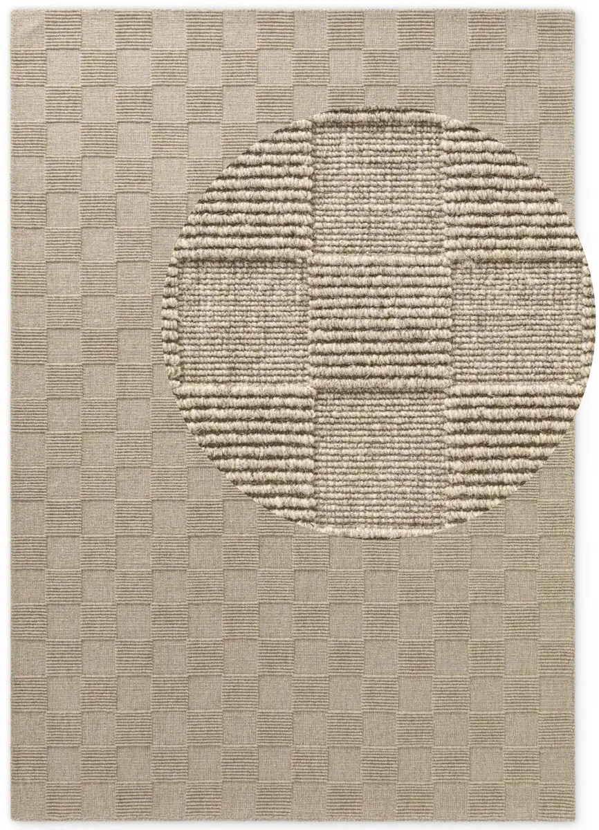 Villeroy & Boch Scala Wollen Vloerkleed 120x170cm Grijs Beige - afbeelding 6 van 6