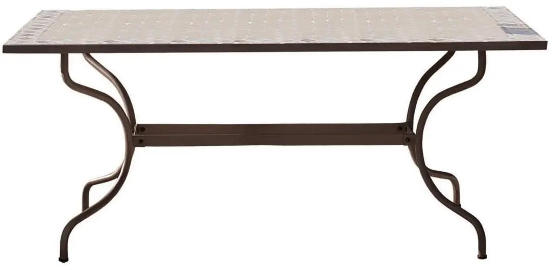 Loberon Labaroche Tafel - 6 Personen - Grijs/Bont - afbeelding 2 van 6