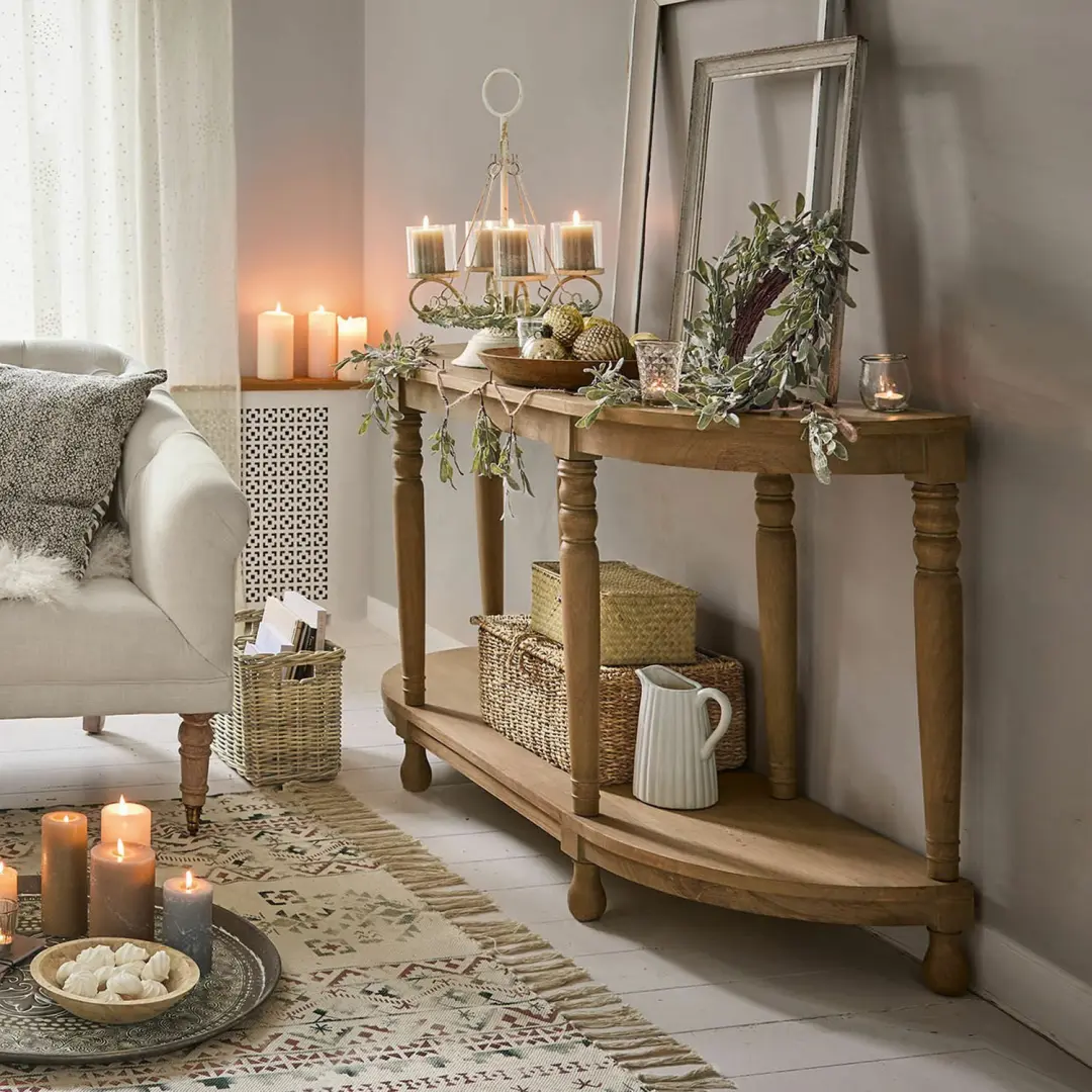 Loberon Sidetable Brookdale - Bruin - afbeelding 6 van 6