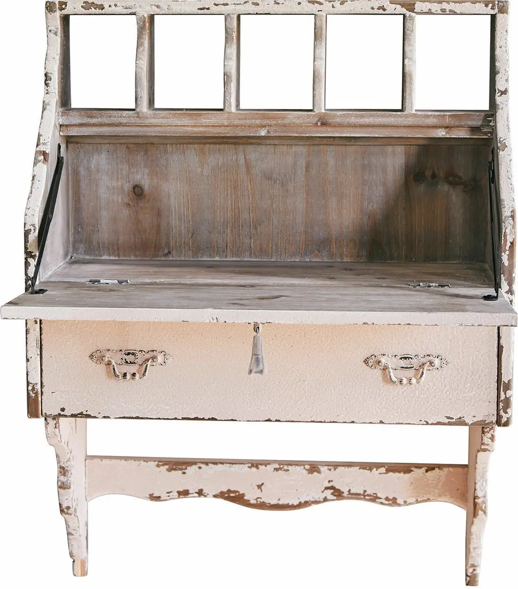 Loberon Wandsecretaire Sandrine - Antiekbeige - afbeelding 3 van 6