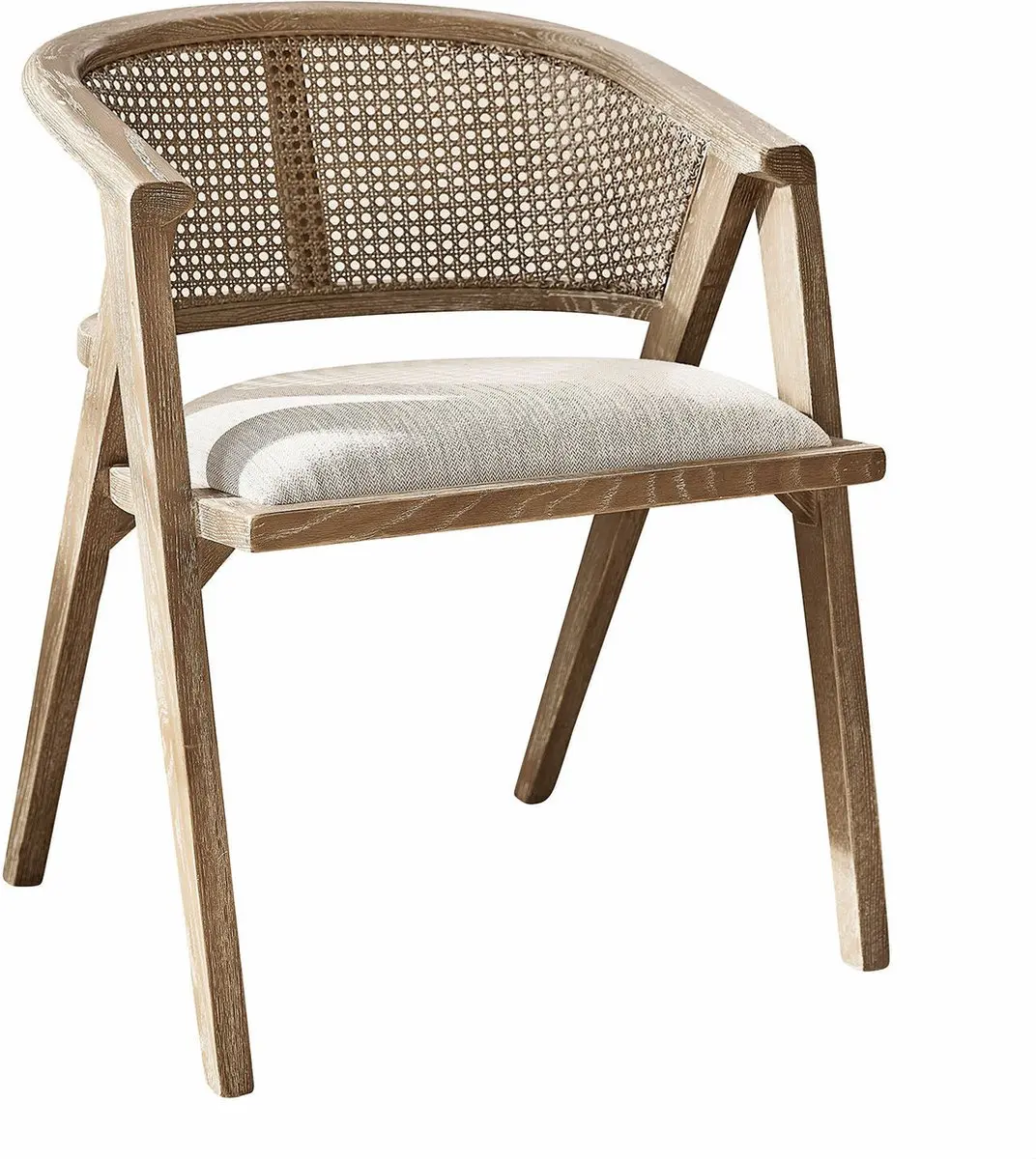 Loberon Collaroy Stoel - Bruin/Beige - afbeelding 3 van 6