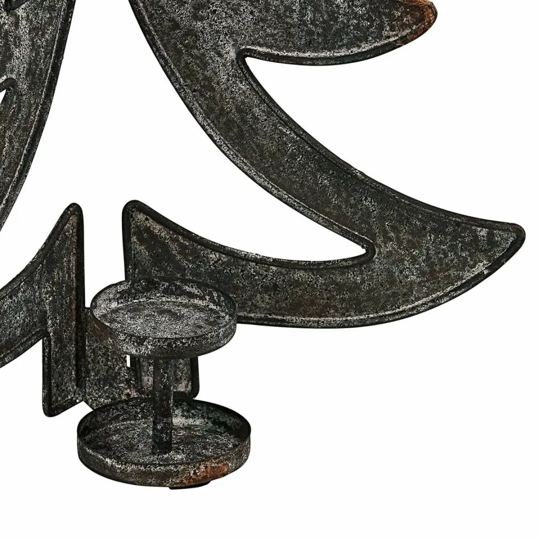 Loberon Jolise Wandkaarsenhouder - Antiekzwart - afbeelding 4 van 6