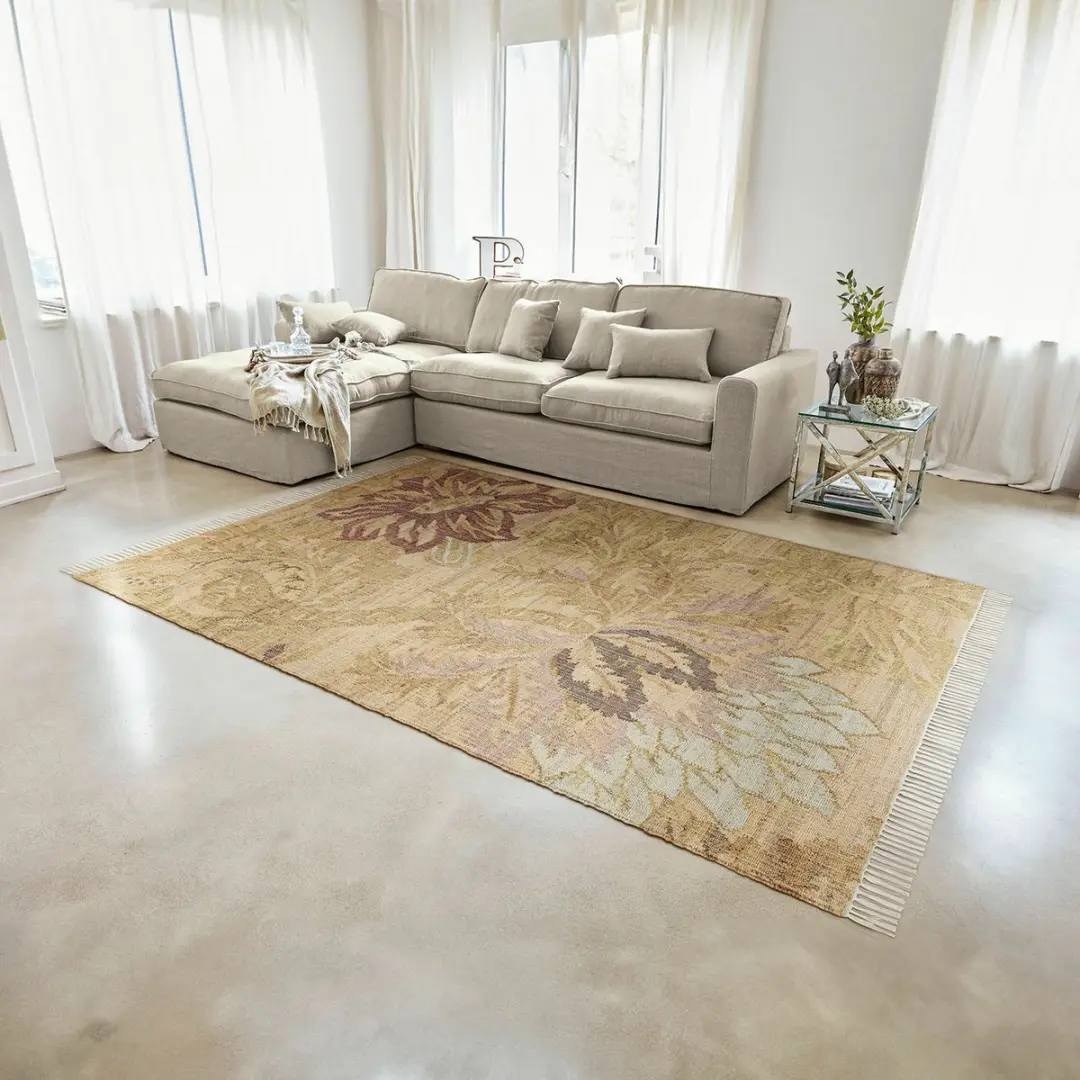 Loberon Willeque Vloerkleed - Bruin - afbeelding 5 van 6